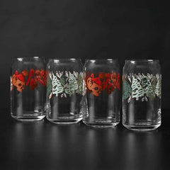Snow Daze Soda Can Glass Set